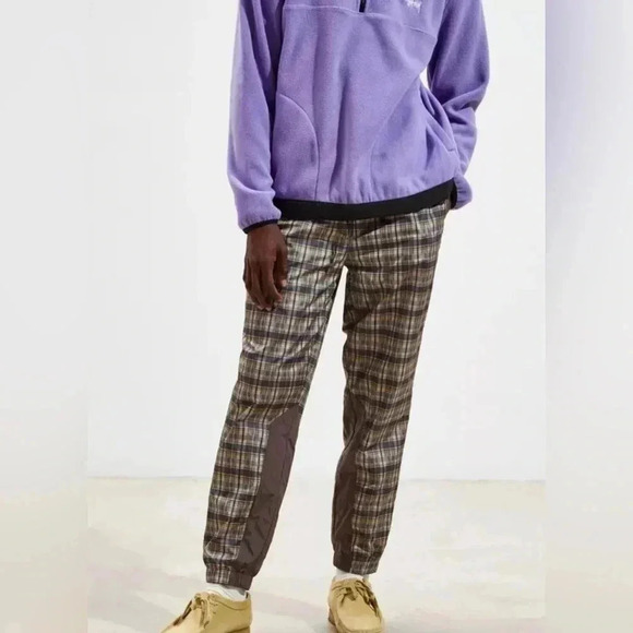 Urban Outfitters UO Plaid Wind Pant Men’s Size XL  Style# OB982931 $69 Lavande - Picture 1 of 16
